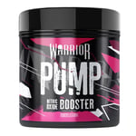 Warrior Pump Non Stim Pre-Workout Powder 225g – Nitric Oxide Supplement – Contains Citrulline Malate, Cyclic Dextrin for Energy, Focus, and Performance – 30 Servings (Bubblegum)