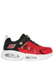 Skechers Junior Boys Prismatrons Trainer, Red, Size 10.5 Younger