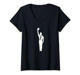 Womens Book of Mormon Silhoutte Elder Musical Theatre V-Neck T-Shirt