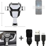 Car holder air vent mount for Asus ROG Phone 6 Batman Edition Snapdragon + CHARG