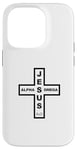 Coque pour iPhone 14 Pro Jesus Alpha & Omega