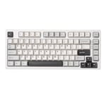 YUNZII YZ75 Clavier RGB Mécanique sans Fil, 75% BT5.0/2.4 G/USB-C Tri-Mode Clavier Gamer Mécanique NKRO, Hot-Swappable PBT Dye Sub, Clavier Mécanique pour Linux/Win/Mac(White, Gateron G Pro Black)