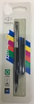 #Parker Jotter Fountain Pen Originals Black Finish Medium Nib Blue & Black. New