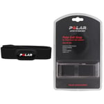 Polar H10 Heart Rate Monitor - ANT +, Bluetooth - Waterproof HR Sensor with Chest Strap - Built-in & Chest Strap Soft Strap keine,Black,Size:M-XXL