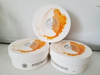 x3 The Body Shop Body Butter ALMOND MILK & HONEY 200ml sensitive Dry Skin FREEPP