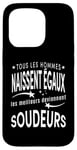 Coque pour iPhone 15 Pro Meilleur Soudeur du Monde Idée-Cadeau Drôle Soudeur Humour