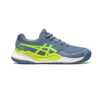 Asics Gel-Resolution Junior Steel Blue/Hazard Green, 33,5