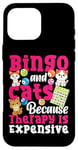 iPhone 16 Pro Max Bingo Player Cat Bingo And Cats Because Therapy Is Expensive Case