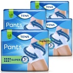 4x Tena Pants Super Incontinence Pants Small Size Pack of 12