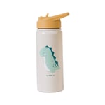 Saro Baby Thermos Bottle with Straw termoflaske med sugerør Sand 500 ml