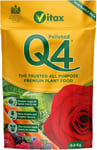 Ltd 6QF901 Q4 Pelleted Fertilizer 0.9kg Pouch for Plants & Garden Use