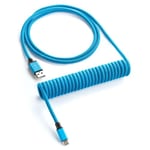 Cablemod Classic Coiled Cable - Spectrum Blue 1.5m. Usb A Usb C Blå