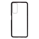 Huawei P Smart 2021 Magnetic Case m. Glas fram och bak - Svart