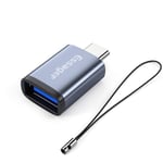 USB C till USB-adapter dataöverföring med hög hastighet, USB-C hane till USB 3.0 grå one size