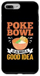 Coque pour iPhone 7 Plus/8 Plus Poke Bowl Recette de poisson hawaïen