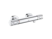 Grohe Grohtherm 1000 Performance, Krom, Metall, Vägg, Roterande Kranvred, Dubbel, 1/2