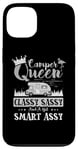 Coque pour iPhone 13 Camping-car Queen Classy Sassy Smart Assy Fun Camping