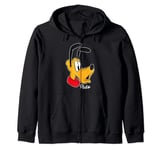 Disney Mickey And Friends Pluto Big Face Signature Sweat à Capuche