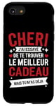 Coque pour iPhone SE (2020) / 7 / 8 Tee Shirt Saint Valentin Cheri Amour Amoureux Couple Humour