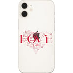 Coque Iphone 12 MINI love rose