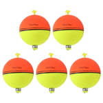 5 kpl EVA Foam Fishing Float Fishing Bobbers Round Floats Fishing Drift makean veden suolaveteen 18g/0.63oz