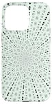 iPhone 15 Pro Max Light Rays Mid-Century Pattern Black On White Case