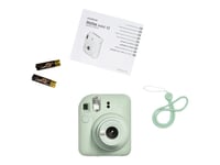 Fujifilm Instax Mini 12 - Øyeblikkskamera - Linse: 60 Mm - Instax Mini Peppermyntegrønn