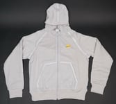 Nike Air Hooded Team Jersey Mens Zip Up Grey Top Size Small Mens OG DS Y2K Top