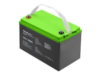 Qoltec - Ups-Batteri - 12 V, 29.3 Kg - Gel - 100 Ah