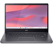 Acer 514 14" Refurbished Chromebook Plus - Intel® Core™ i3, 128 GB eMMC, Grey (Excellent Condition), Silver/Grey