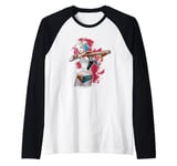 Suicide Squad Harley Quinn Bat Aim Raglan Baseball Tee