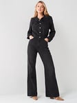 Levi's Western Denim Jumpsuit - Travel Suit, Black, Size 31, Women