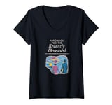 Womens Handbook for the Recently Deceased Pre-Distessed V-Neck T-Shirt