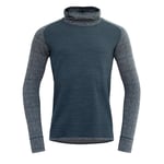 Devold Kvitegga Merino 230 Hoodie Ulltrøye Herre Fog, L