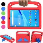 Enfants Coque Pour Lenovo Tablette Pc Tab M8 8.0"", Léger Et Résistant Aux Chocs Avec Poignée Et Support Étui Pour Lenovo Tab M8 4th Gen/ M8 3rd Gen/Smart Tab M8/Tab M8 Fhd 2019 (Rouge)