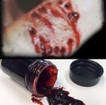 Fresh Thick Fake Dark Blood Scab Special Realistic Effects 1oz Sets Into Place