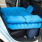 HKVML Car Air Inflatable Travel Mattress Bed Universal for Back Seat Multi functional Sofa Pillow Outdoor Camping Mat Cushion,Blue,135 * 80 * 35 cm