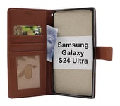 New Standcase Wallet Samsung Galaxy S24 Ultra 5G (SM-S928B/DS) (Brun)