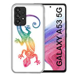 Coque pour Samsung Galaxy A53 5G Animal Salamandre Color