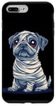 Coque pour iPhone 7 Plus/8 Plus Chien mignon comme momie pour les amoureux des chiens et des momies