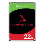 Seagate IronWolf Pro 22TB 7200RPM 256MB Cache 3.5 Inch SATA Hard Drive ST22000NT001