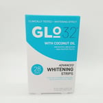 GLO 32 With Coconut Oil Advanced Whitening Strips 28 Strips Exp 09/24