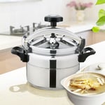 7L Aluminium Pressure Cooker Quick with Lid Latch Indicator Explosion-Proof