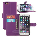 Apple Iphone 5/5S/Se(1St Gen) Pu Wallet Case [Purple]