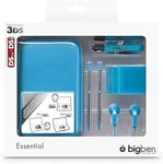 pack accessoires nintendo 3ds ds lite / dsi sacoche ecouteur stylet jeu bleu