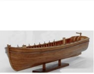 Maquette Bateau Salon Décorations Chem Voilier Modèle Odel Sacle 1/48 Laser-Cut Wood Antique Life Boat Model Life Boat Model Kit Cadeau la décoration