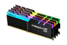 G.Skill TridentZ RGB Series - 32GB:4x8GB - DDR4 RAM - 4000MHz - DIMM 288-PIN - Ikke-ECC - CL18