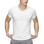 JBS of Denmark Bamboo Blend V-neck T-shirt Vit 3XL Herr