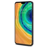 Huawei Mate 30 Pro 4G / 5G kotelolle PU nahka kukkakuvioinen puhelimen takakansi - talvi / sininen