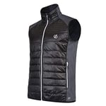 Dare 2b Mountfusion Vest Doudoune sans Manches Homme MONTFUSION Wool Homme Black/QryGry FR : XXS (Taille Fabricant : XXS)